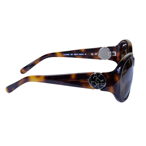 Lacoste Women's Sunglasses Brown Tortoise LA12646 DB 58-17 125MM USED SIDE LOGO - Picture 3 of 16